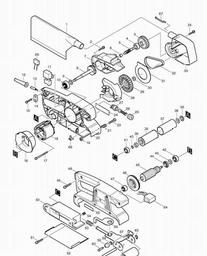Makita 9911 spare parts