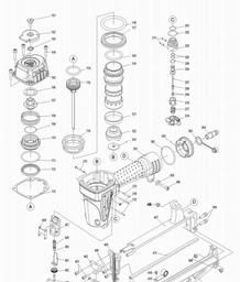 Makita AF600 spare parts