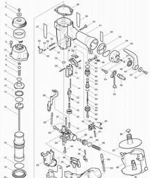 Makita AN504 spare parts