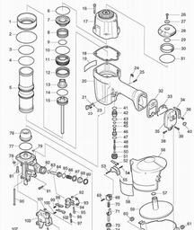 Makita AN901 spare parts