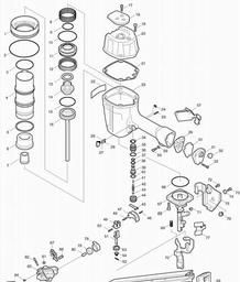 Makita AN942 spare parts