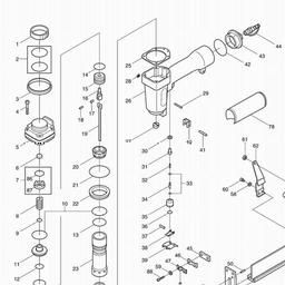Makita AT638 spare parts