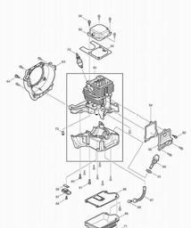 Makita BCX3400 spare parts
