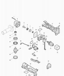 Makita BDA350 spare parts