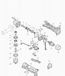 Makita BDA351 spare parts