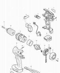 Makita BDF440 spare parts