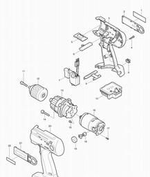 Makita BDF460 spare parts
