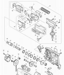 Makita BFR440 spare parts
