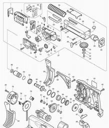 Makita BFR540 spare parts
