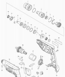 Makita BFS451 spare parts