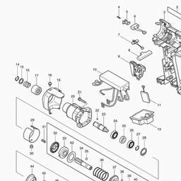 Makita BFT125F spare parts