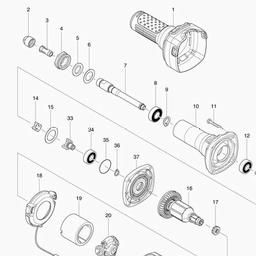 Makita BGD800 spare parts