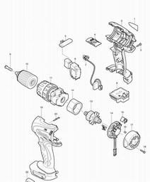 Makita BHP450 spare parts