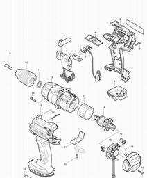 Makita BHP451 spare parts