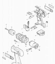 Makita BHP460 spare parts