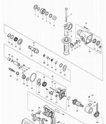Makita BHR162 spare parts