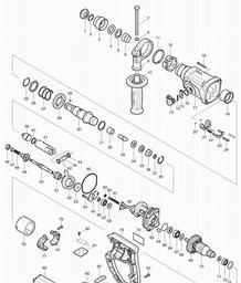 Makita BHR202 spare parts