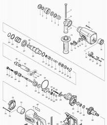 Makita BHR240 spare parts