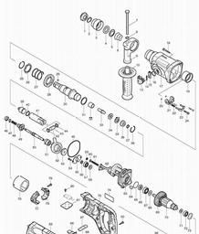 Makita BHR241 spare parts