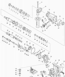 Makita BHR242 spare parts