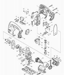 Makita BJV140 spare parts