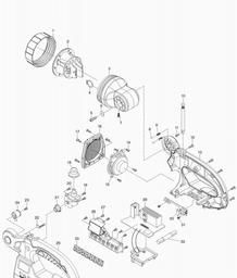 Makita BMR050 spare parts