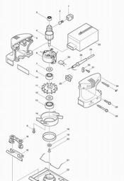 Makita BO4553 spare parts
