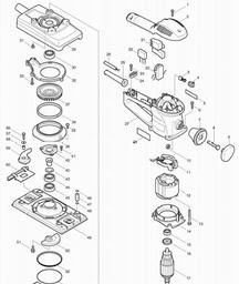 Makita BO4900V spare parts