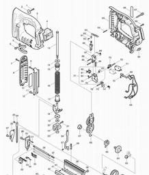 Makita BPT350 spare parts