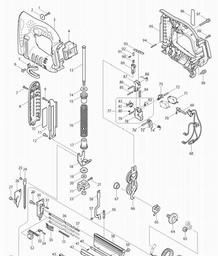 Makita BPT351 spare parts