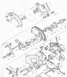 Makita BSR730 spare parts