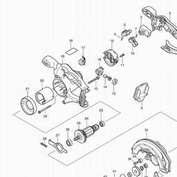 Makita BSS611 spare parts