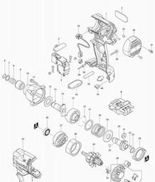 Makita BTD103 spare parts