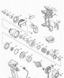 Makita BTD130F spare parts