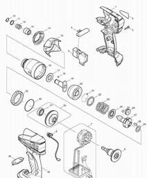 Makita BTD132 spare parts