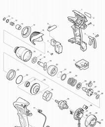 Makita BTD140 spare parts