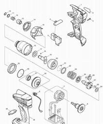 Makita BTD144 spare parts