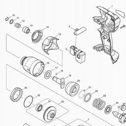 Makita BTD145 spare parts