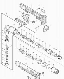 Makita BTL061 spare parts