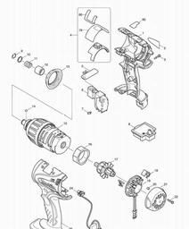 Makita BTP130 spare parts