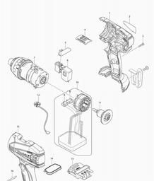 Makita BTP141 spare parts