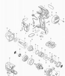 Makita BTW073 spare parts