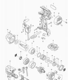Makita BTW104 spare parts