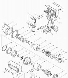 Makita BTW151 spare parts