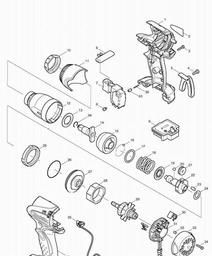 Makita BTW152 spare parts
