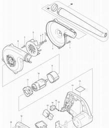 Makita BUB183 spare parts