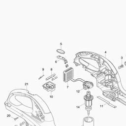 Makita BUB360 spare parts
