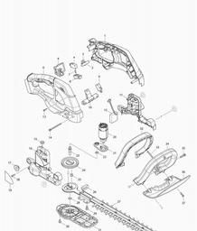 Makita BUH521 spare parts
