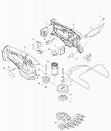 Makita BUM166 spare parts