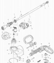 Makita BUR141 spare parts